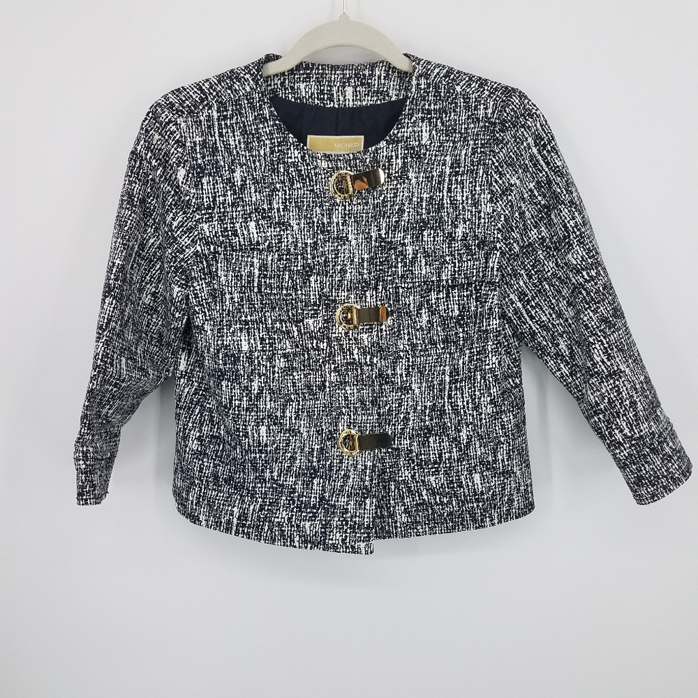 Michael Kors Collarless Blazer